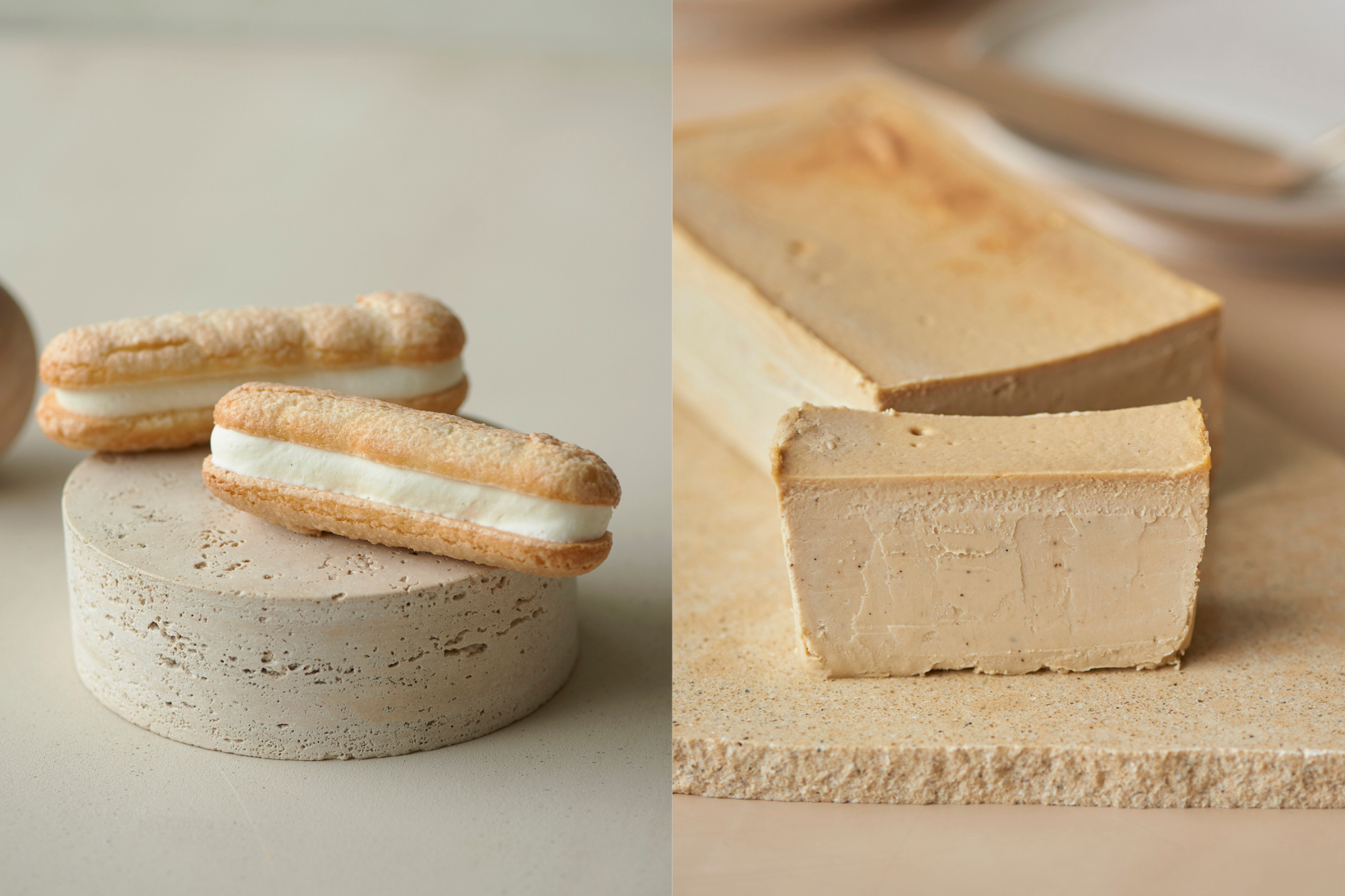 DACQ CHEESE CREAM SANDWICH Classic & Mr. CHEESECAKE Milk Tea