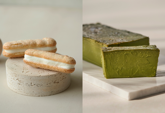 DACQ CHEESE CREAM SANDWICH Classic & Mr. CHEESECAKE Matcha