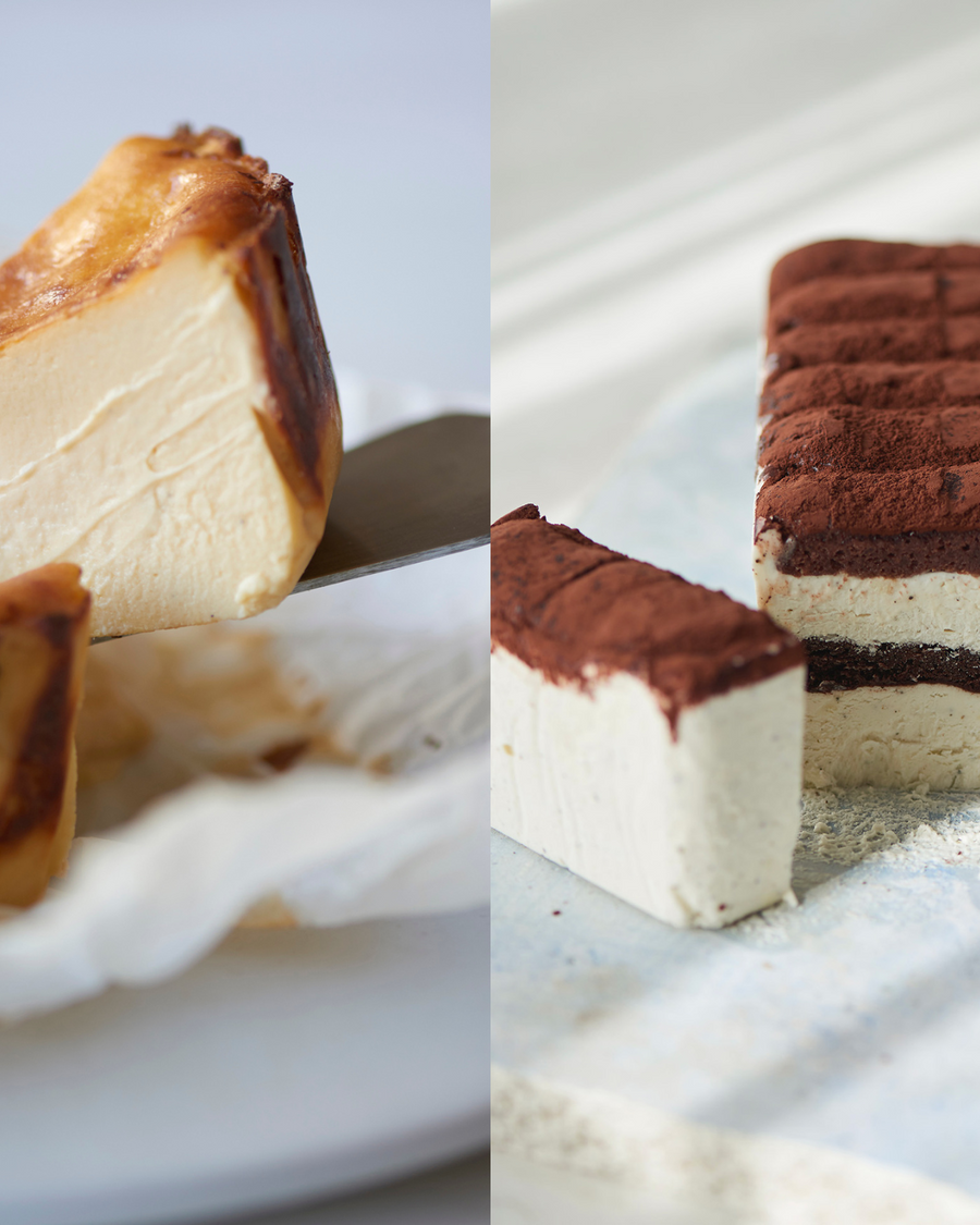 BASQUE CHEESECAKE Original & RICH TIRAMISU Original
